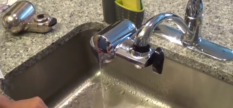 how to install pur water filter on pull out faucet